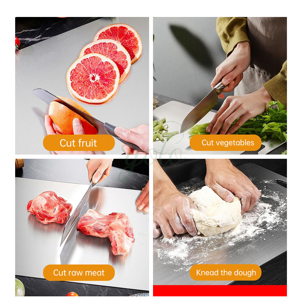 Titanium Cutting Board for Meat, Vegetables & Fruit – 36” x 25”, 1.5mm Thick, Durable & Rust-Resistant