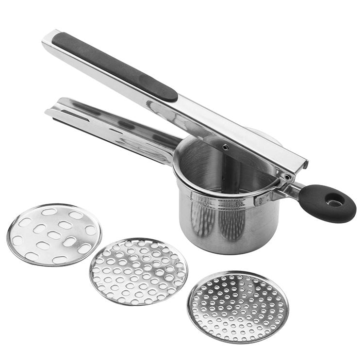 Heavy-Duty Stainless-Steel Kitchen Potato Ricer and Masher Good Price Ricer Potato Mud Press Kitchen Cooking Tools Potato Masher